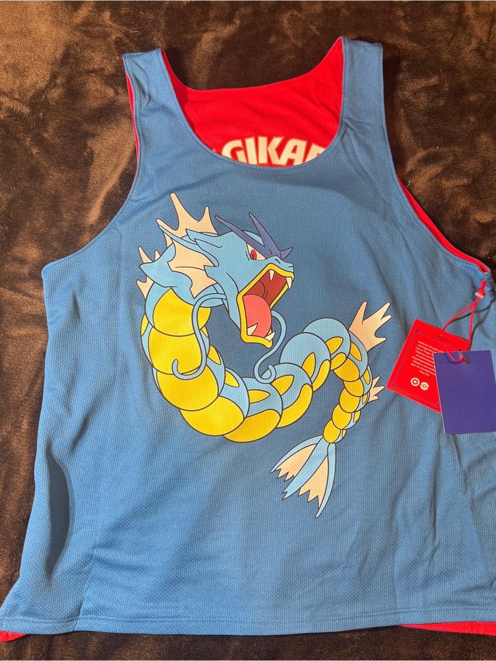 Target Blue & Yellow Pokémon Apparel Label